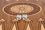Handmade Wooden Backgammon Set with Eternity Sign, 50 cm - photo 12