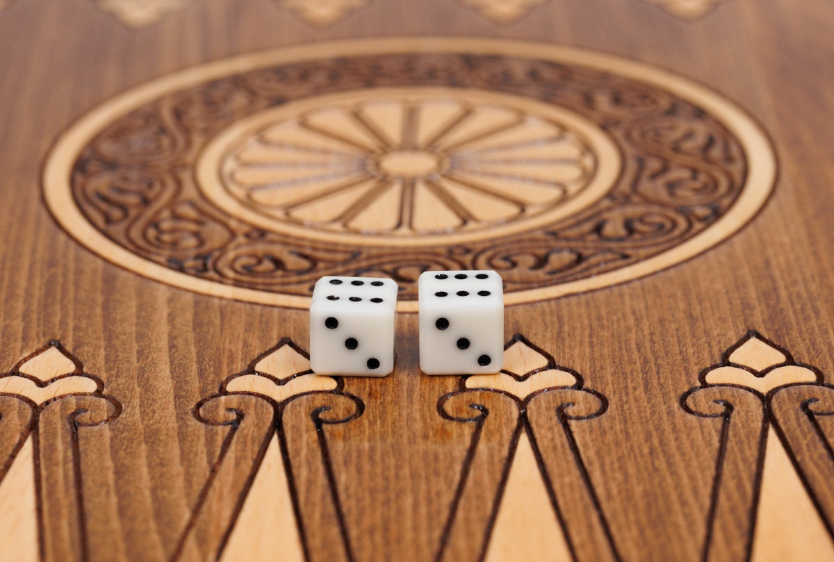 Backgammon-Set mit Ewigkeitszeichen, 50 cm – Foto 12