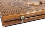 Handmade Wooden Backgammon Set with Mount Ararat, 50 cm - photo 7