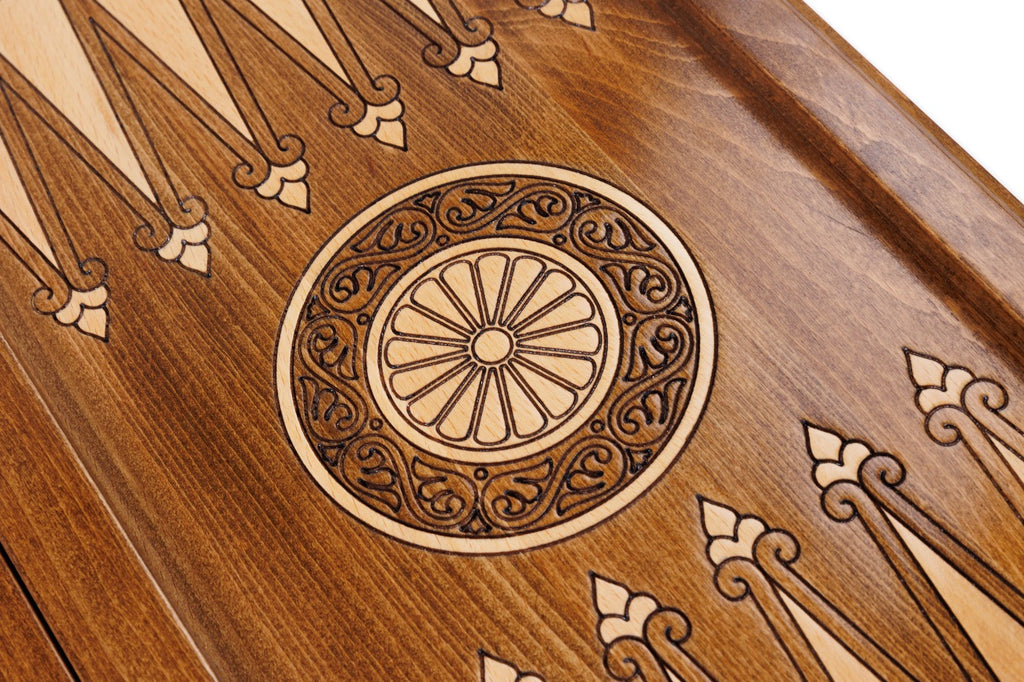 Handmade Wooden Backgammon Set with Mount Ararat, 50 cm - photo 12