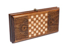 Handmade Wooden Backgammon Set with Armenian Coat of Arms, 30 cm - photo 4
