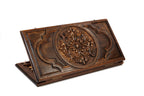 Handmade Wooden Backgammon Set with Armenian Ornament, 70 cm