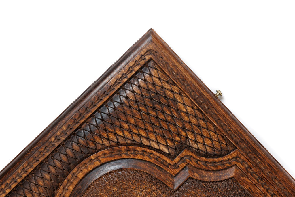 Handmade Wooden Backgammon Set with Armenian Ornament, 70 cm - photo 7