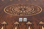 Handmade Wooden Backgammon Set with Armenian Ornament, 70 cm - photo 10