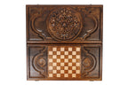Handmade Wooden Backgammon Set with Armenian Ornament, 70 cm - photo 11
