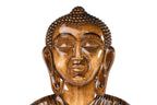 Hand-Carved Wooden Buddha Sculpture - photo 3