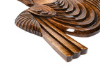Hand-Carved Wooden Buddha Sculpture - photo 4