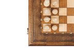 Handmade Wooden Chess and Backgammon Set, Classic Board, 50 cm - photo 3