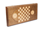 Handmade Wooden Backgammon Set with Eagle, 60 cm - photo 4
