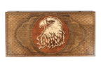 Handmade Wooden Backgammon Set with Eagle, 60 cm - photo 12
