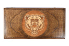Handmade Wooden Backgammon Set with Bear, 60 cm - photo 12
