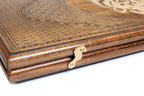 Handmade Wooden Backgammon Set with Bear, 60 cm - photo 7