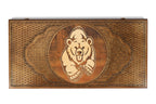 Handmade Wooden Backgammon Set with Bear, 60 cm - photo 9