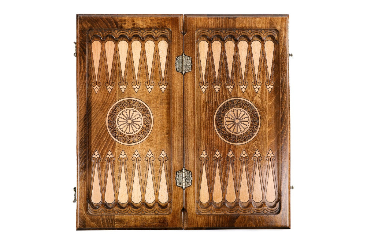 Backgammon-Set mit Granatapfelbaum, 50 cm – Foto 12