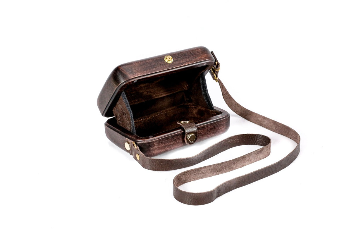Braune Holztasche (Modell 53366-2) – Foto 6