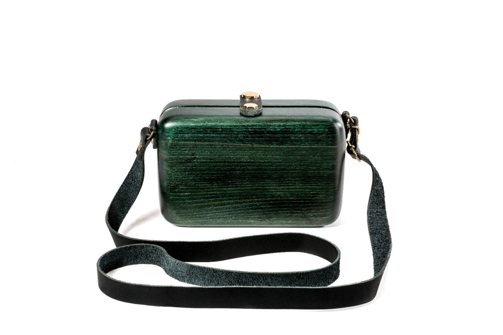 Green Wooden Handbag – photo 6