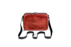 Red Wooden Handbag for Women