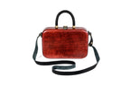 Red Wooden Bag for Women