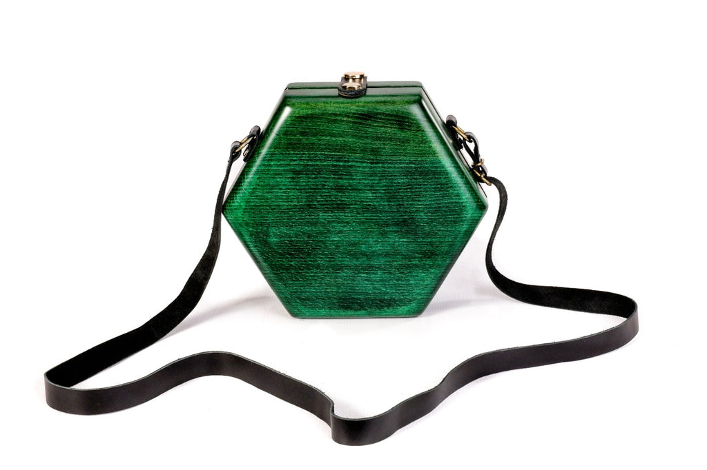 Wooden Handbag: Luxury Bag with Leather Handle – photo 6