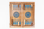 Chess & Backgammon Set: Epoxy Tree Design