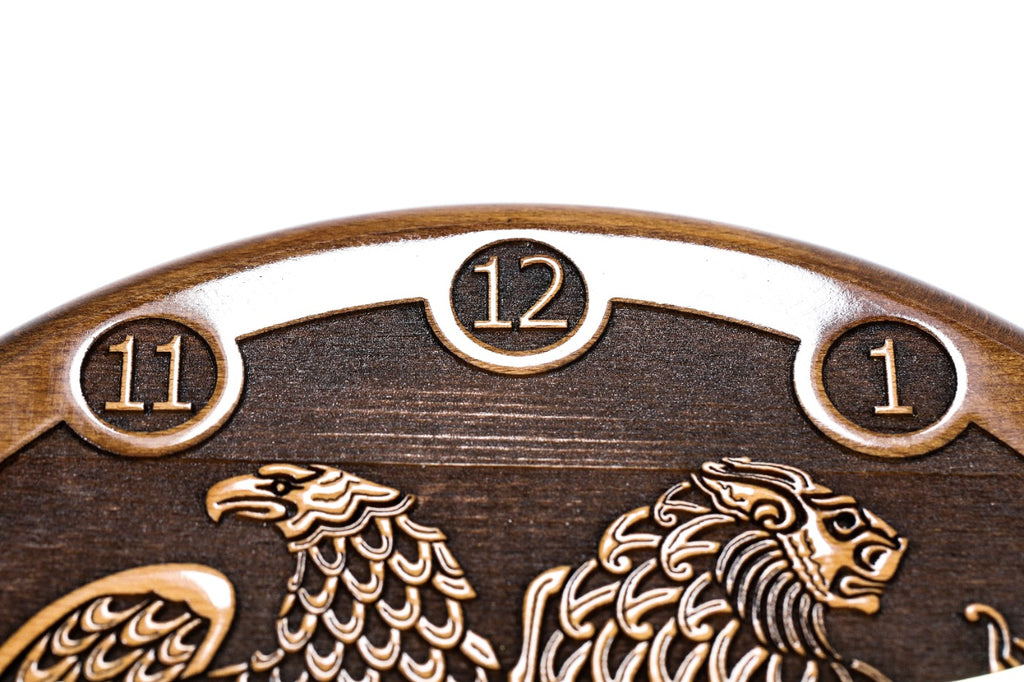 Reloj de pared con el escudo de Armenia