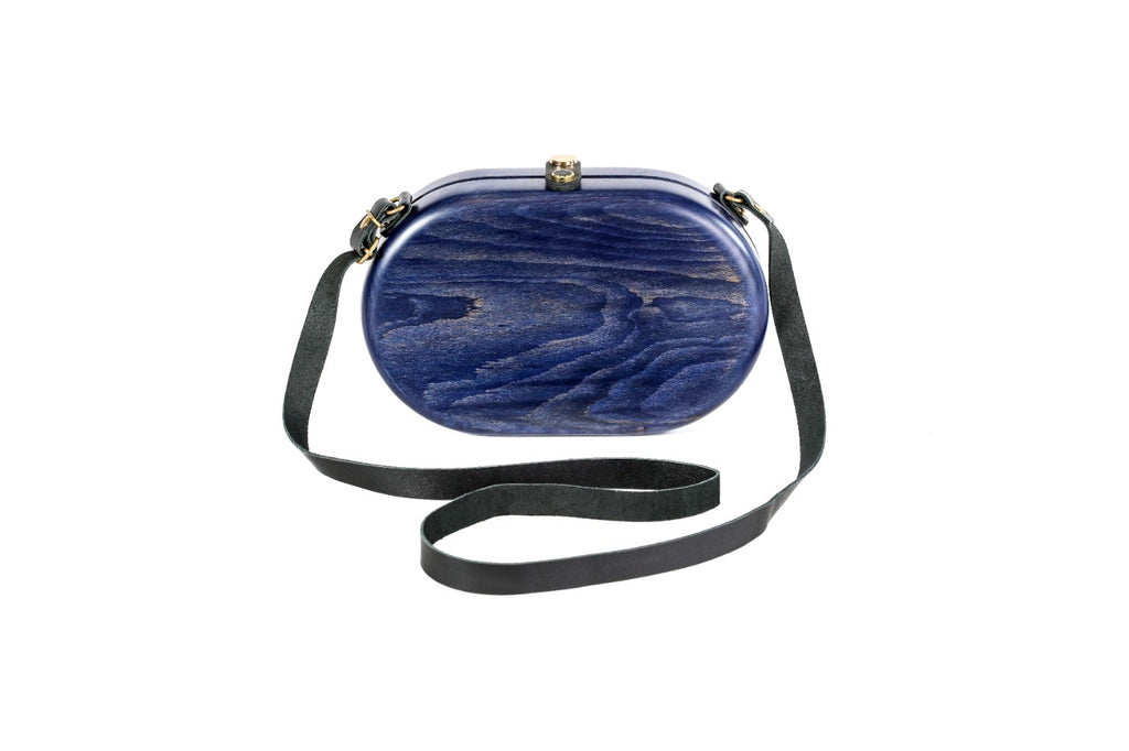 Blue Wooden Bag – photo 6