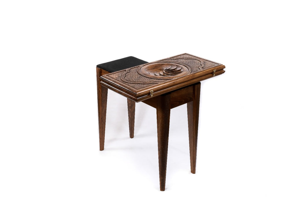 Eternity Backgammon Table with Bronze Hardware, 60 cm – photo 6