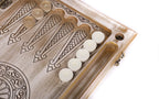 Handmade Wooden Backgammon Set with Pomegranates and Grapes, 60 cm - photo 11