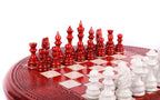Handmade Wooden Circular Chess Set, 40 cm - photo 9