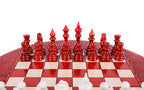 Handmade Wooden Circular Chess Set, 40 cm - photo 11