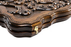 Handmade Wooden Backgammon Set with Rococo Pattern, 60 cm - photo 8