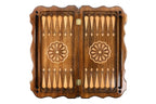 Handmade Wooden Backgammon Set with Rococo Pattern, 60 cm - photo 6