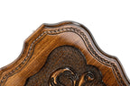 Handmade Wooden Backgammon Set with Rococo Pattern, 60 cm - photo 11