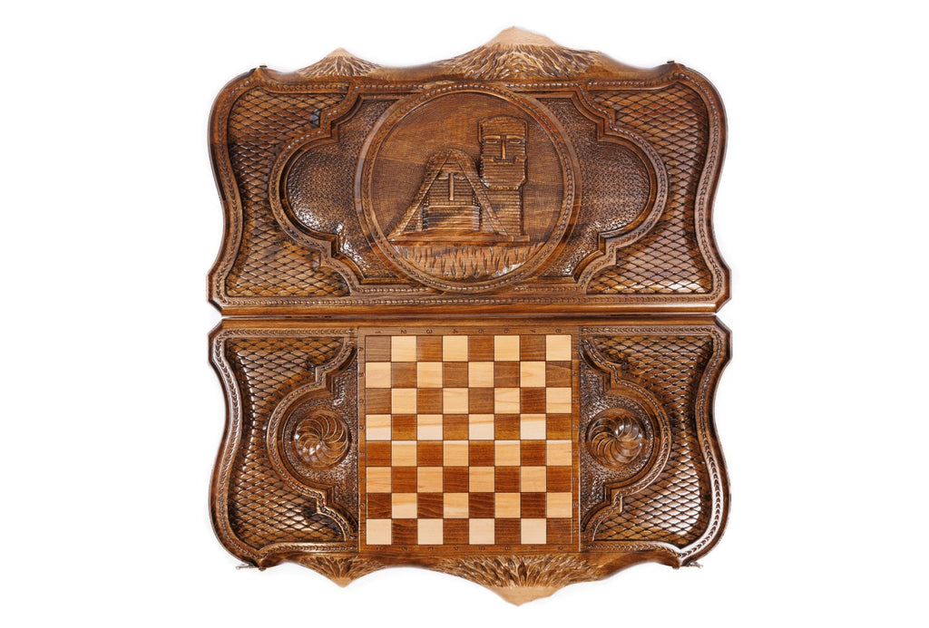 Artsakh Backgammon Board with Mount Ararat, 60 cm – photo 7