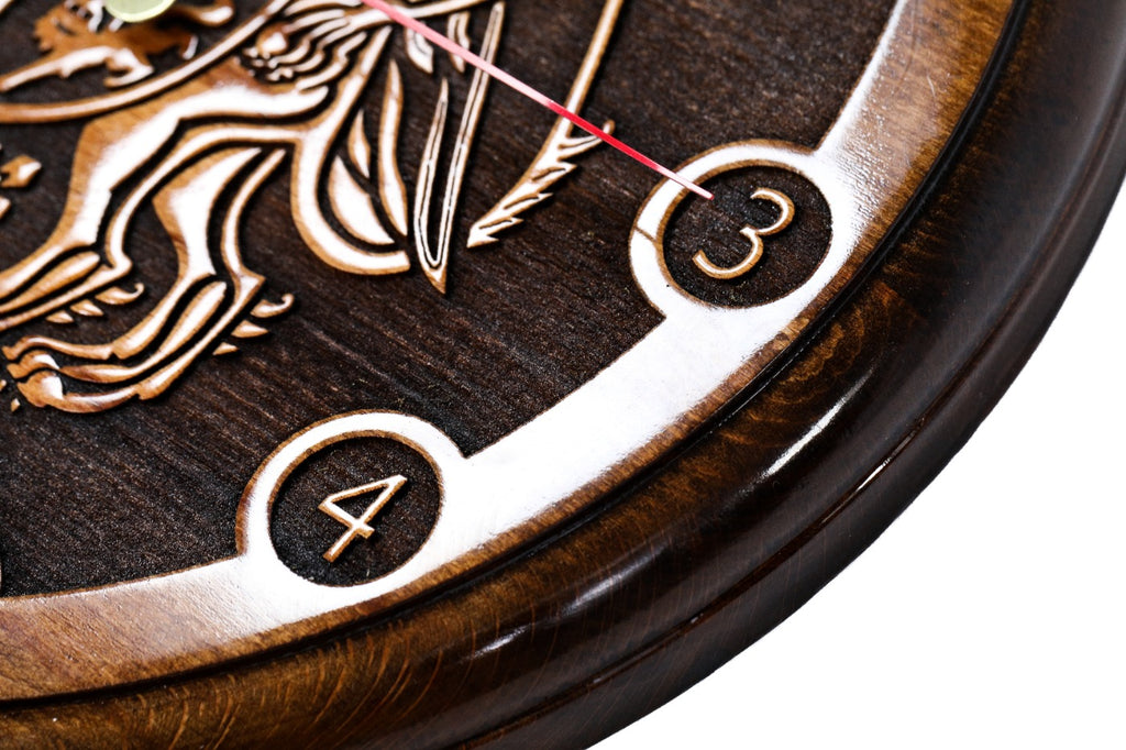 Reloj de pared con el escudo de Armenia