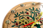 Reloj de pared Árbol de Granado hecho a mano