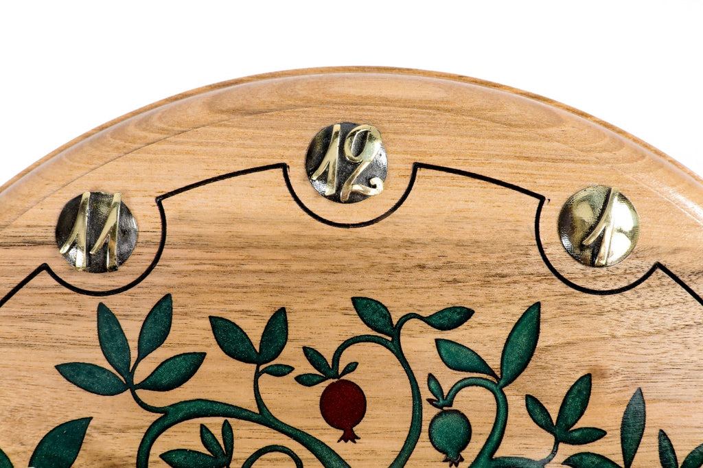 Reloj de pared Árbol de Granado hecho a mano