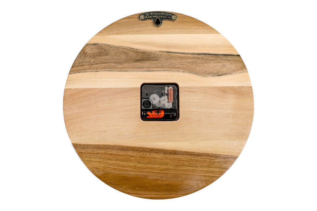 Reloj de pared Árbol de Granado hecho a mano