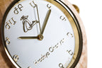 Reloj de pulsera blanco para mujer