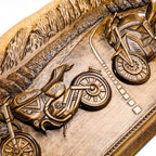 Two-Sided Backgammon Set with City & Motorcycles, 60 cm – photo 2
