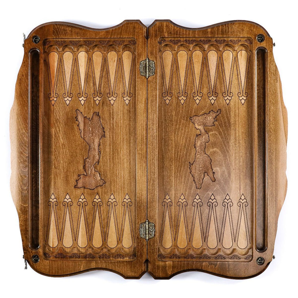 Two-Sided Backgammon Set with City & Motorcycles, 60 cm – photo 8