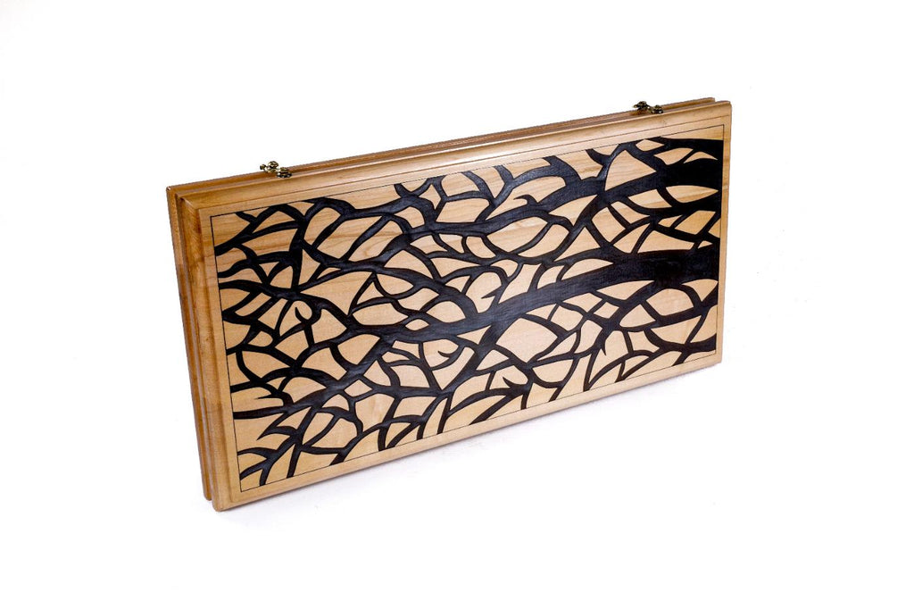 Two-Sided Backgammon Set with Epoxy Tree of Life, 60 cm – photo 5