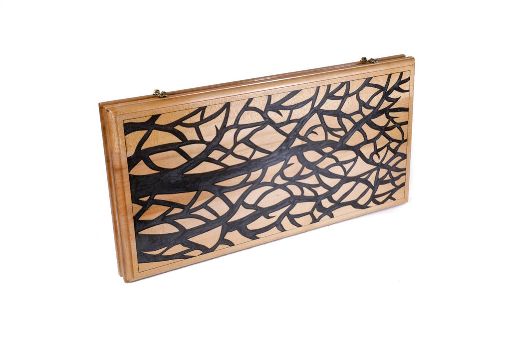 Two-Sided Backgammon Set with Epoxy Tree of Life, 60 cm – photo 3