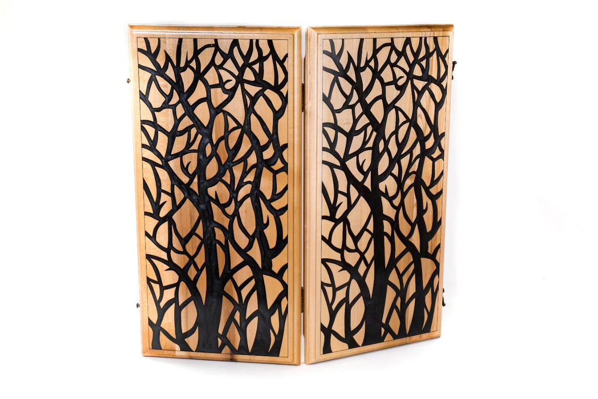 Two-Sided Backgammon Set with Epoxy Tree of Life, 60 cm – photo 7