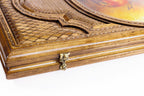 Walnut Backgammon Set with Pomegranate Oil Painting, 60 cm (Model 12203) – photo 9