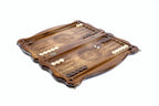 Walnut Backgammon Set with Armenian Coat of Arms, 60 cm (Model 12319) – photo 5