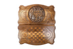 Walnut Backgammon Set with Armenian Coat of Arms, 60 cm (Model 12319) – photo 6