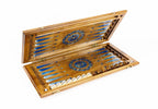 Walnut Backgammon Set with Pomegranate Oil Painting, 60 cm (Model 12203) – photo 4