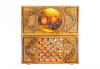 Walnut Backgammon Set with Pomegranate Oil Painting, 60 cm (Model 12203) – photo 6