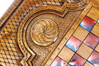 Walnut Backgammon Set with Pomegranate Oil Painting, 60 cm (Model 12203) – photo 7